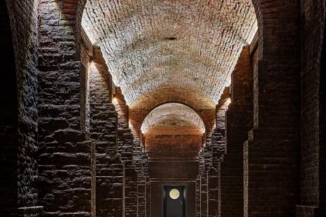 Water Tank 1 – brick-built tank with arches and a level floor
