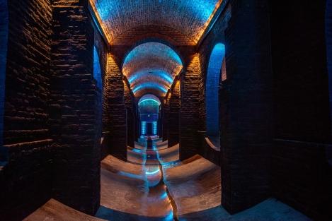 Water Tank 1 – brick-built tank with arches and a level floor